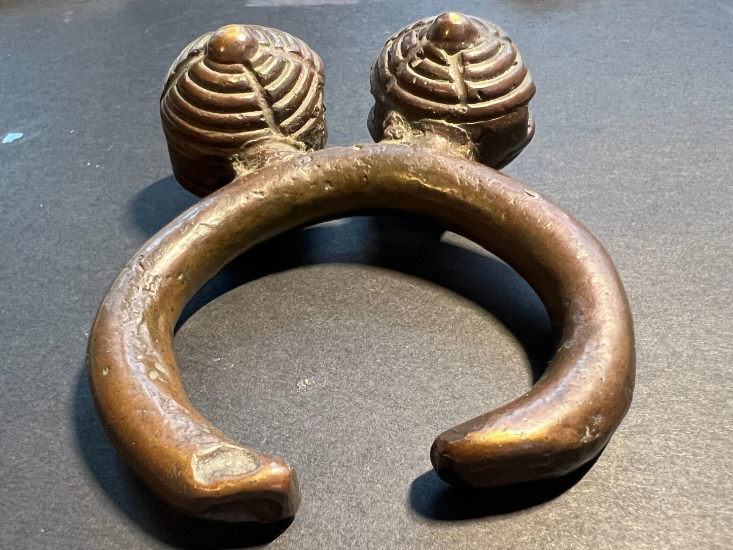 Anklet with Two bells, Dan Culture (Guéré-wobé, Ivory Coast)