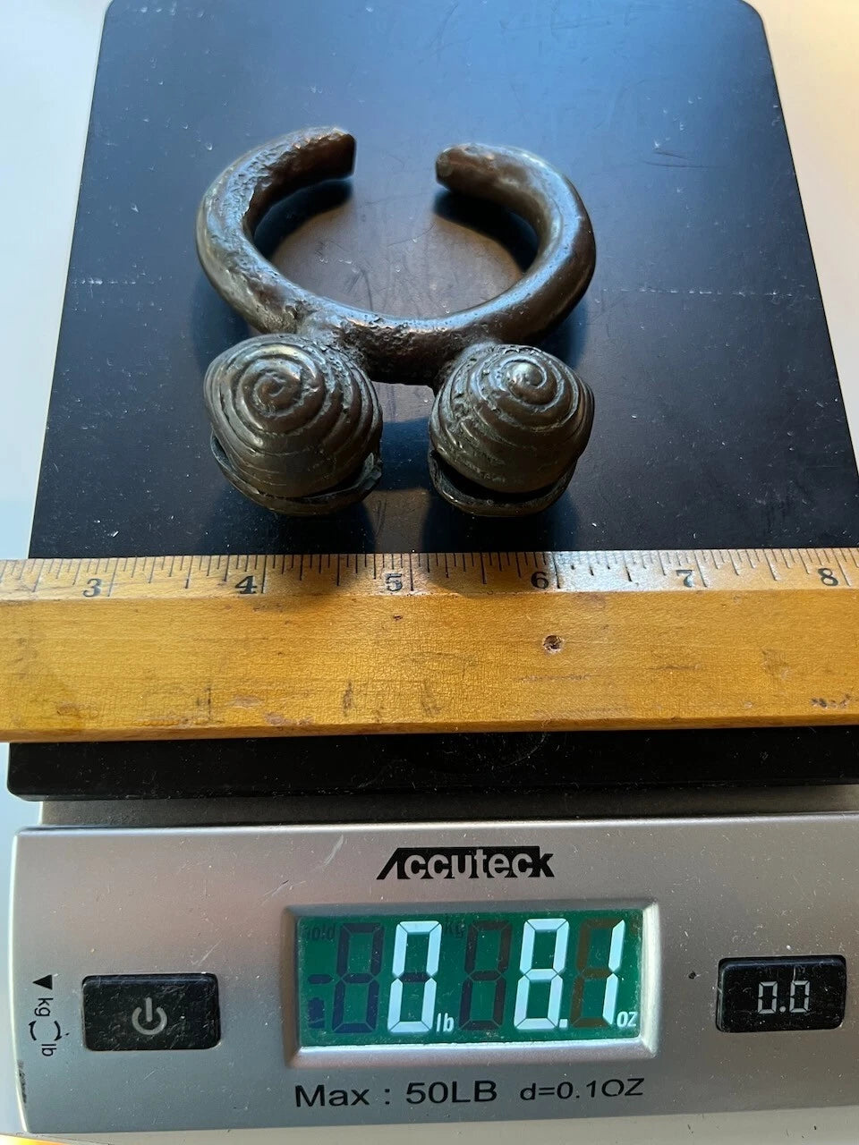 Anklet with Two bells, Dan Culture (Guéré-wobé, Ivory Coast)