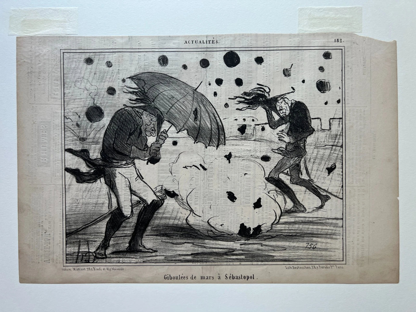 Honore Daumier "Les Gens De Justice" - 18 Mounted & Preserved Lithographs