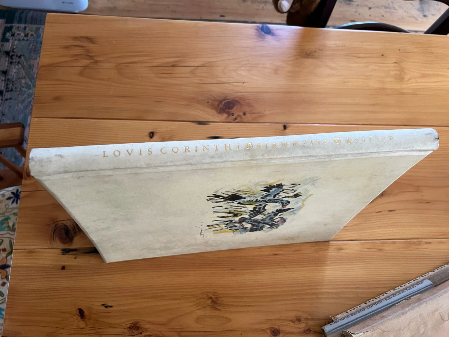 Lovis Corinth "Gesammelte Schriften" - Rare First Edition w/ Family Provenance